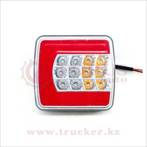 Фонарь задний UNIVERSAL ФЗУ-1 LED 12в NEON, размер 100х95мм (ТАС-ФЗУ1-LED)