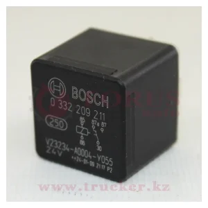Реле 5ти контактное BOSCH 24V 20A (0332209211)
