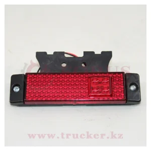 Фонарь габаритный с кронштейном 130*30 мм 4 LED Schmitz (красный) (L0133 R)