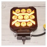 Фара дальнего света 10LED с ДХО квадратная 10-36V — изображение 4