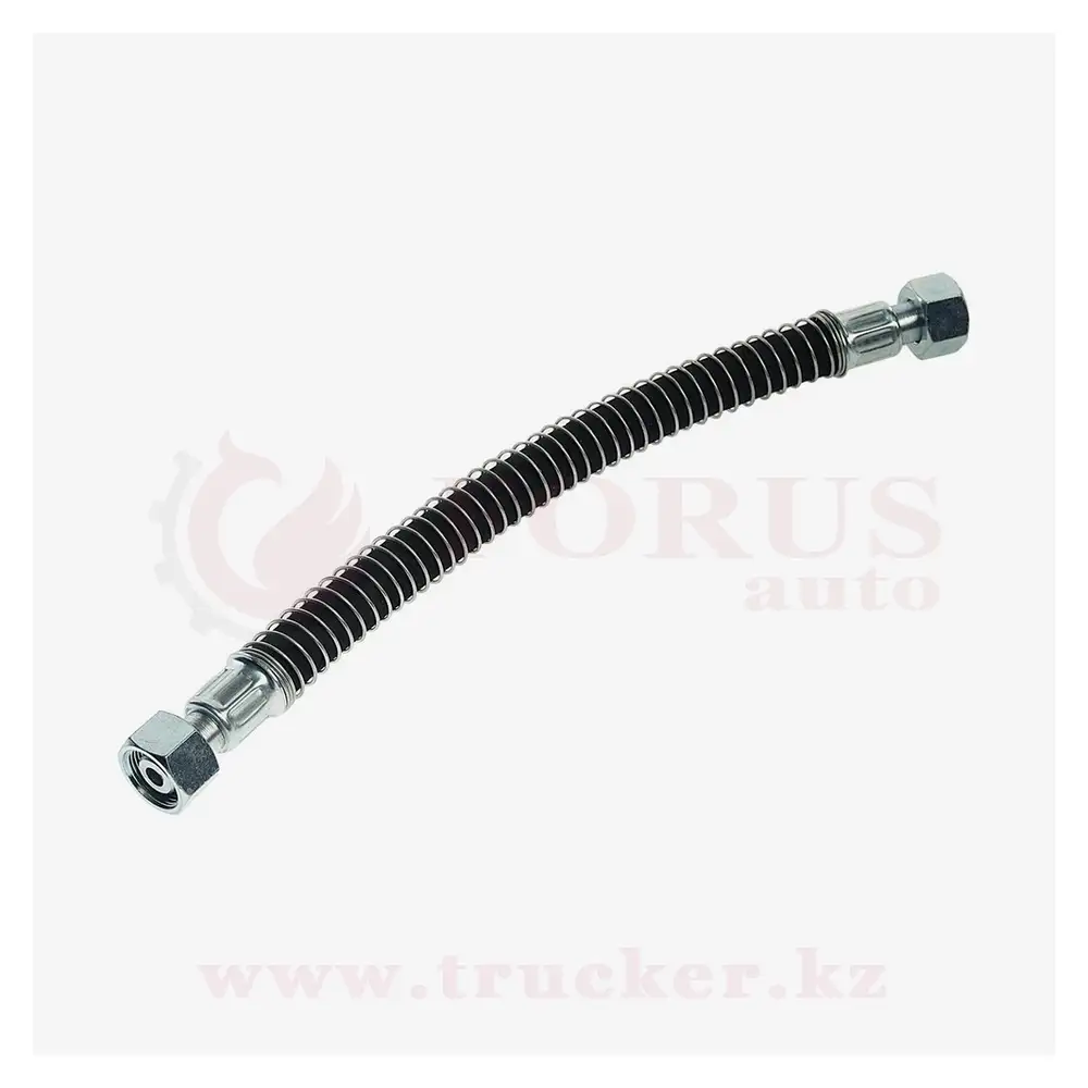 5336-3506187-01 (01) Шланг тормозной L=355 мм., гайка М27+гайка М27 — изображение 1