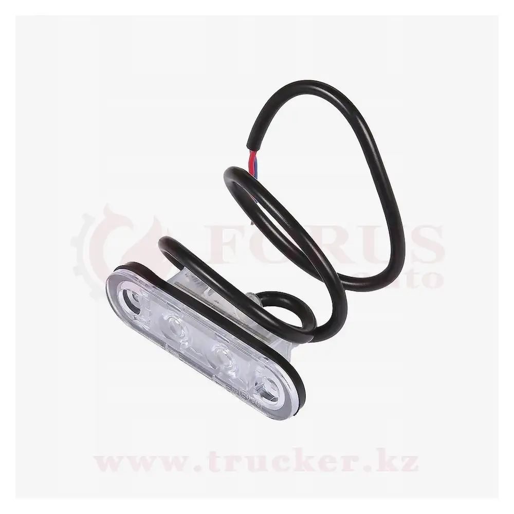 87-33557-sx (01) Фонарь габаритный передний белый LED c проводом L=0.5m на рефрежираторы Schmitz — изображение 1