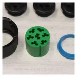 Разъем Bayonet 7-pin ASS-2 угловой зеленый (правый) для EUROPOINT/EUROPOINT IISchmitz — изображение 4