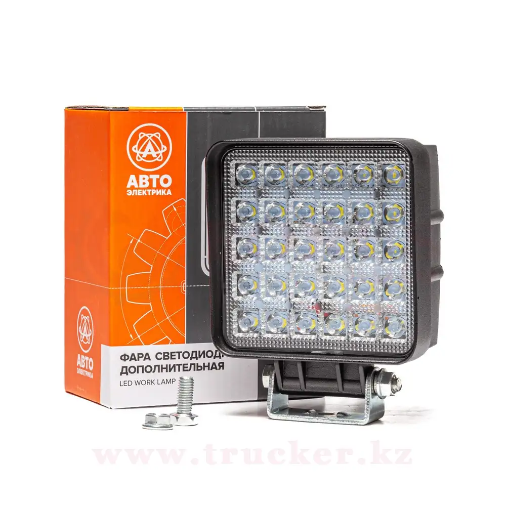 ae90s30led65hc (01) Фара светодиодная дополнительная, квадратная 110х65х140, направленный свет, 30LED 90W, 10-30В — изображение 1
