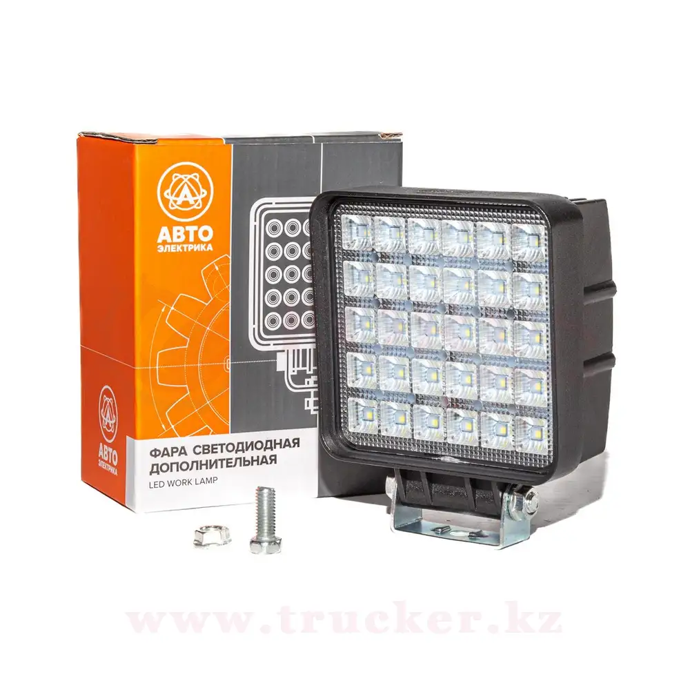 ae90s30led65pc (01) Фара светодиодная дополнительная, квадратная 110х65х140, рассеянный свет, 30LED 90W, 10-30В — изображение 1
