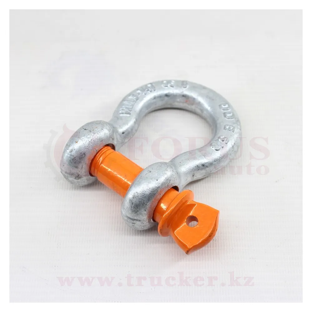 ddha003c00 (01) Скоба типа "А" WILL 3.25T, BS 16.25T, сталь оцинкованная — изображение 1