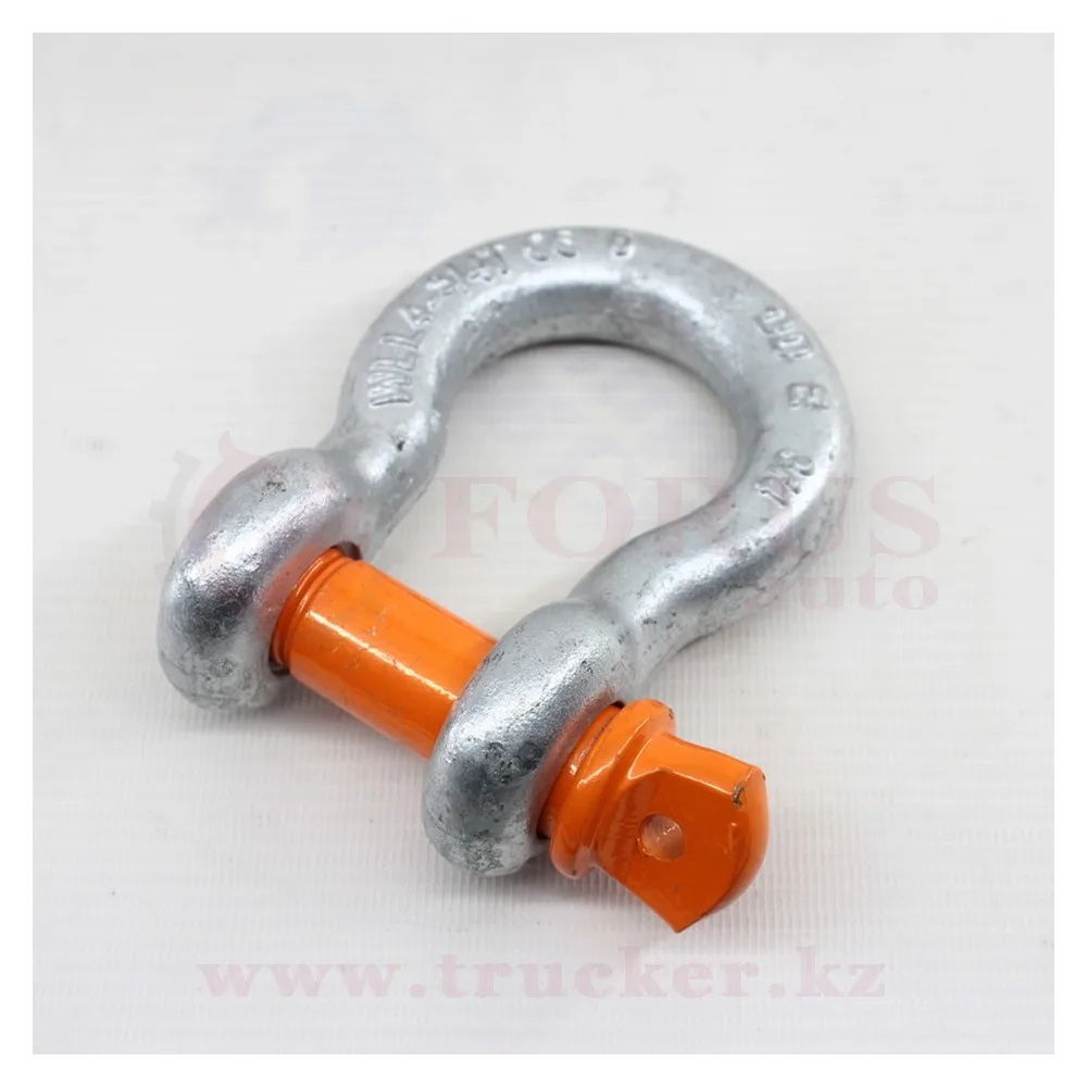 ddha004b00 (01) Скоба типа "А" WILL 4.75T, BS 23.75T, сталь оцинкованная — изображение 1