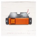 Фонарь габаритный с кронштейном 130*30 мм 4 LED Schmitz (жёлтый)