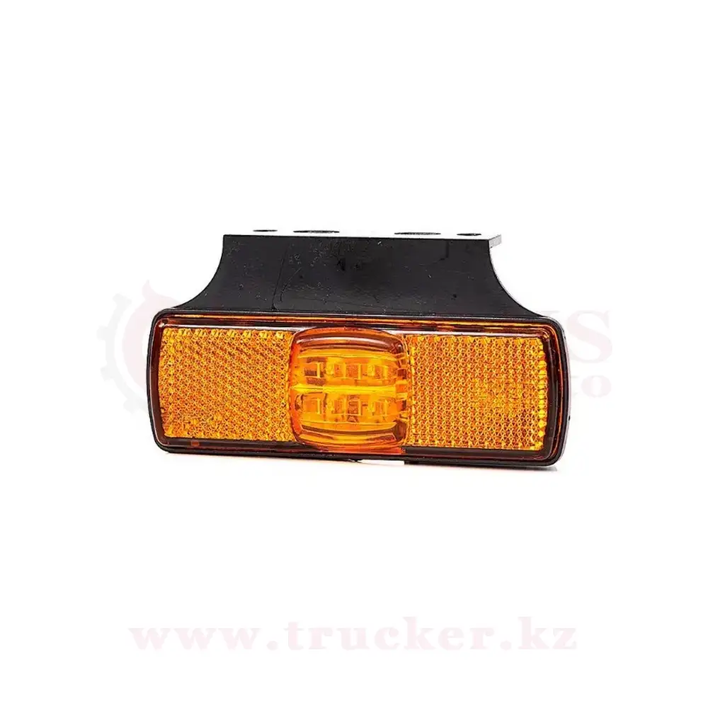 ft017zpluskled (01) Фонарь габаритный LED желтый с проводом 0.15м на кронштейне — изображение 1