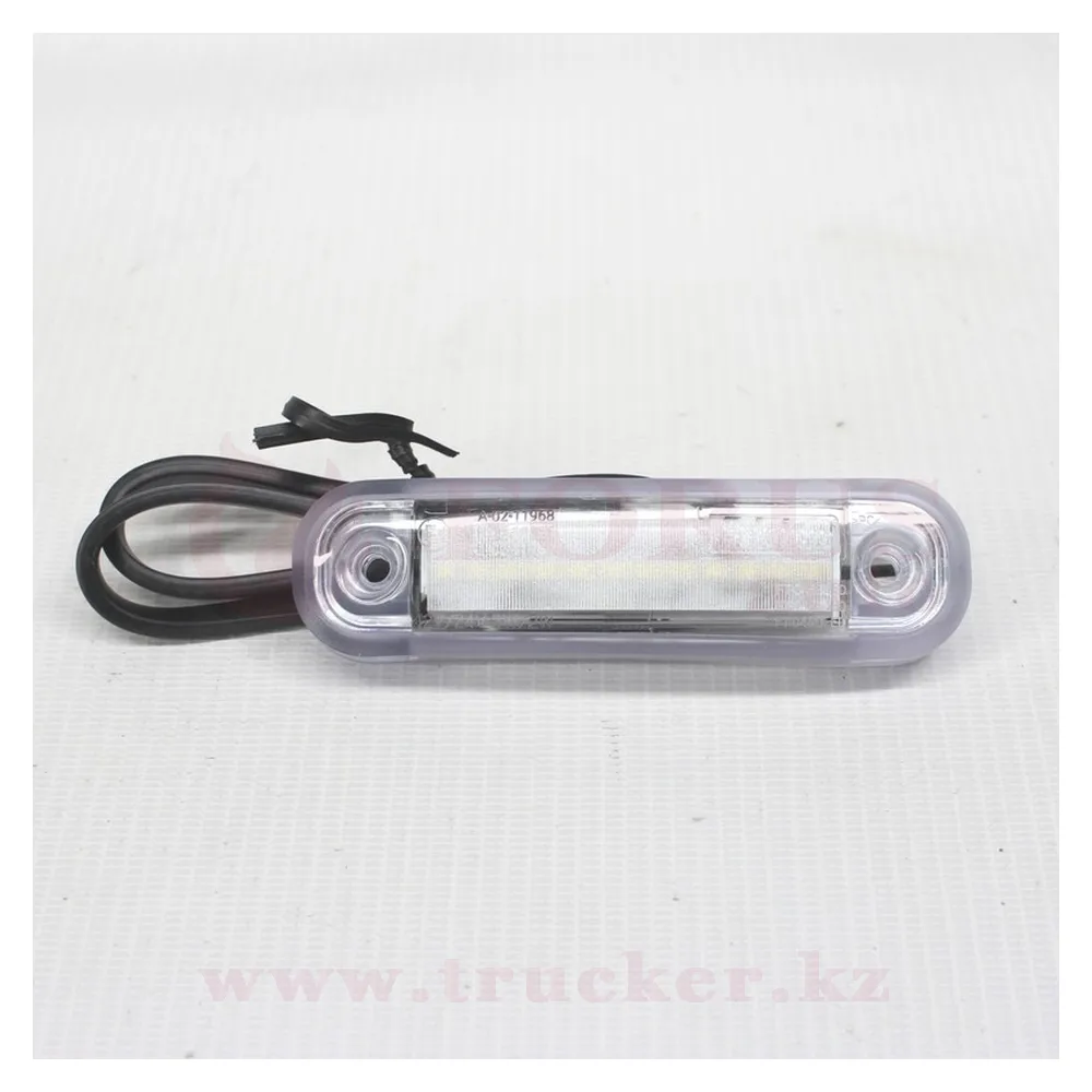 ft045bled (01) Фонарь габаритный LED белый с проводом 0.5м, 110х54 — изображение 1