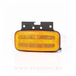 Фонарь габаритный желтый LED 12-36В с проводом 15см (241,5х27,5мм)