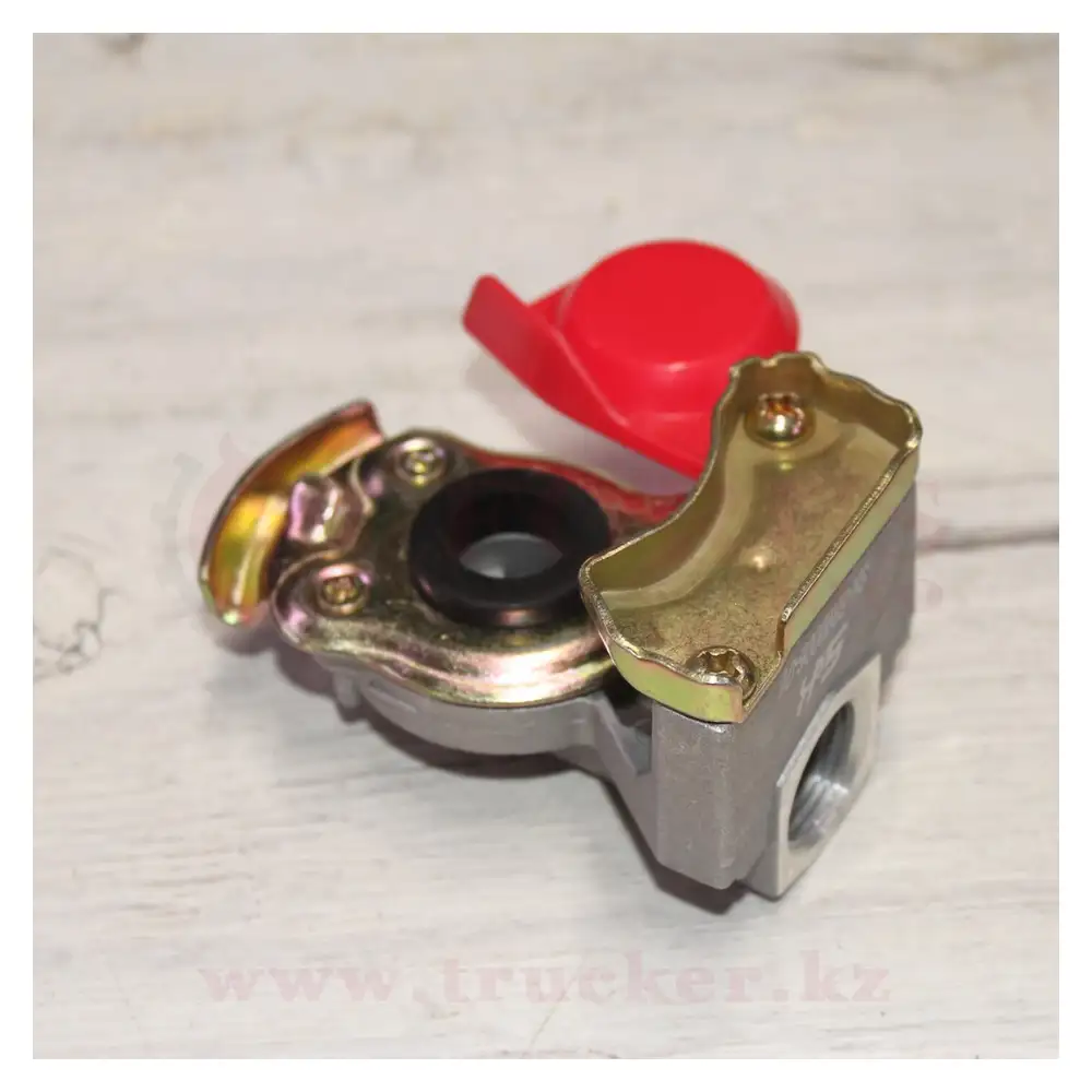 sk-6890006-01 (01) Головка соединительная прицепа ПАЛМ без клапана М22х1,5 красная — изображение 1