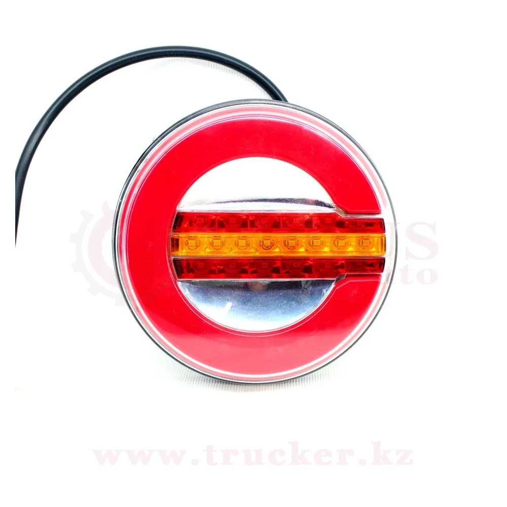 u015-00led (01) Фонарь задний UNIVERSAL круглый Неон с сигналом поворота — изображение 1