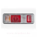 Фонарь задний с разъемом EasyConn 7pin и EasyConn 4х2pin (KRONE NEW Корона) U029-502