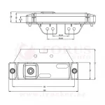Габаритный огонь W45N 12V/24V неон LED с кронштейном (1229/1230/1231) — изображение 9